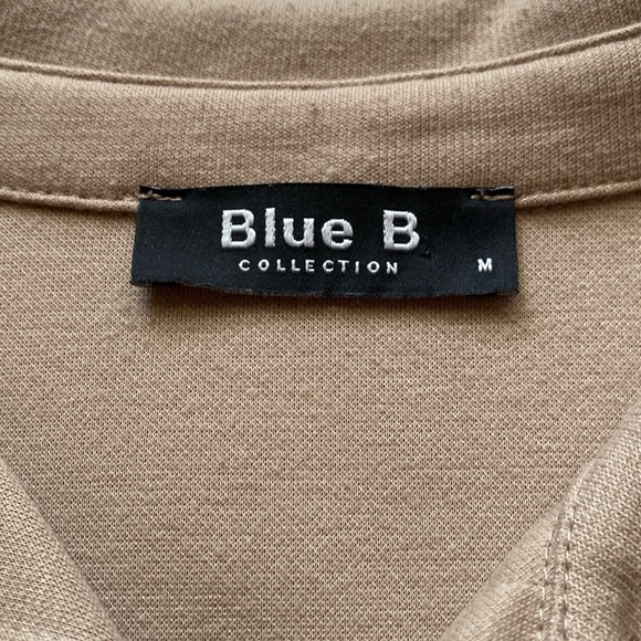 Blue B Tan Button-Up Shirt - Picture 2 of 3